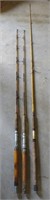 3 Vintage Fishing Rods (Incl. Daiwa Spinning Rod)
