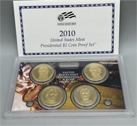 2010 U.S. Mint Presidential $1 Coin Proof Set