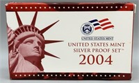 2004 United States Silver Proof Set w/COA