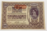 Great Looking 10,000 Kronen Austria/Hungary
