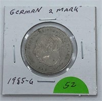 1985-G German 2 Mark Coin