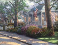 Hometown Pride Art Print By Thomas Kinkade