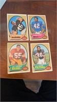 1970 topps Football lot of 4