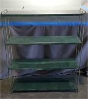 3ft Green Metal Shelf
