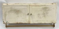 Vintage Metal Cabinet, 33 x 17 x 6