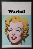 Andy Warhol Tate Gallery Exhibition Poster
