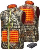 TIDEWE Men’s Heated Vest with Battery Pack, Lightw