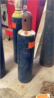 Small Blue Acetylene Tank