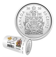 RCM Special Wrap Roll 2020 Canada 50 Cents
