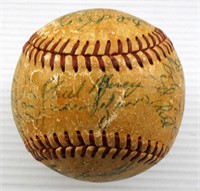 1957 WORLD SERIES CHAMPION TEAM SIGNED