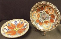 2 Large Moroccan Decorative Bowls