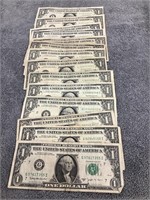 15 Barr Dollars   Circulated