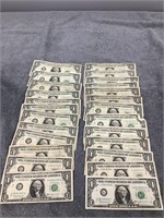 25 Barr Dollars   Circulated