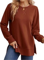 C474  Saloogoe Sweatshirt, Caramel, Large