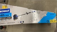 Kobalt 40V Max cordless snow shovel kit includes