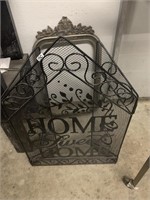 METAL FIREPLACE SCREEN