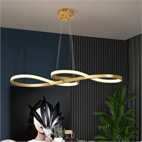 Modern White LED Pendant Light for Kitchen 29in