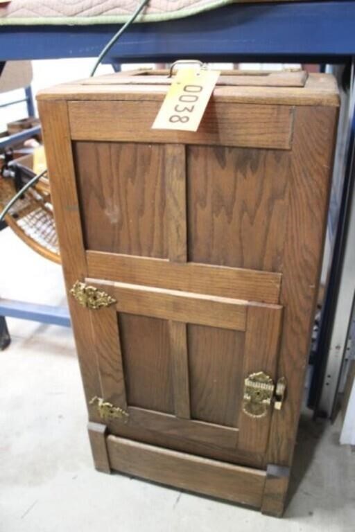 Antique Oak Ice Box