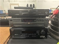 Onkyo TX-SR500 Receiver With Sony Components