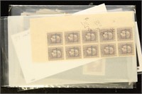 Europe Stamps on dealer cards and pages, higher va