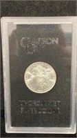 Semi-key: 1881-CC GSA Morgan Silver Dollar w/