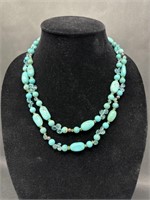 2 Strand Turquoise Necklace
