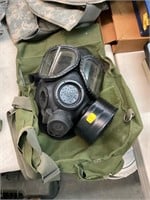 Military Gas Mask & Bag