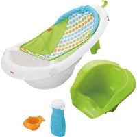 Fisher-Price Baby Bath Tub  4-in-1 Tub  Green