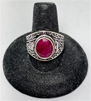 Alpaca Ruby Poision Ring Size 9.75