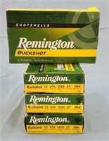 4 Boxes 20 Rds. Remington 12ga. #4 Buckshot