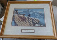 Framed King of the Mountain Print