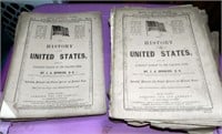 Lot of History of the US J.A. Spencer Booklets