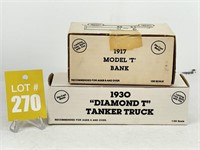 '17 Model T Bank & "Check The Oil" '30 Diamond T