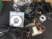 Box full of AV cable