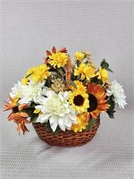 Flower Arrangement With Basket