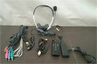 Box-Audio Video Cords, Head Set, & Amazon Stick