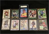 Lot of assorted sports cards including football an