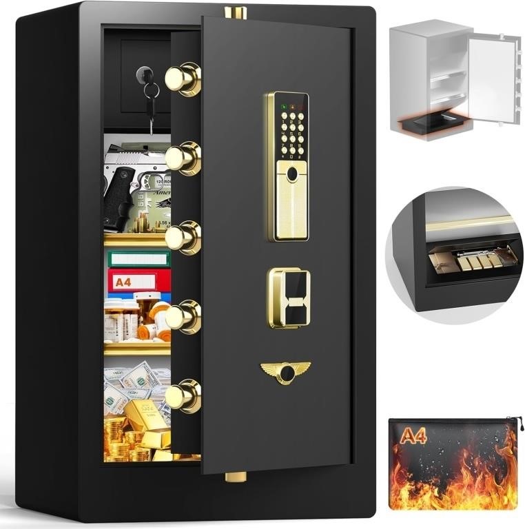 7.5 Cu Ft Super Large Home Safe Box With Fireproof