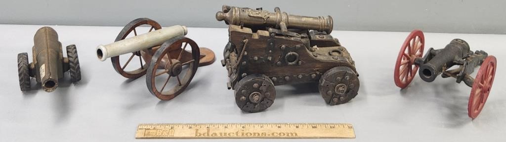 Toy Cannons Desk Models Lot Collection