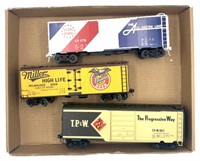 (3) Assorted O Gauge Train Cars