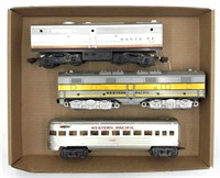 (3) Lionel and Marx Train Cars "O" Gauge