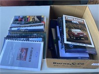 Box Lot Dealership Booklets, Folders, Manuals etc