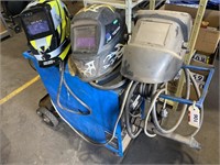 MIG Welder and Helmets (not checked)