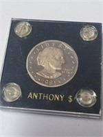 1981 Susan B Anthony Coin
