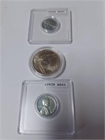 1943 Steel Pennies, 1986 Half Dollar