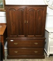 Wooden Chest/Armoire with Five Drawers