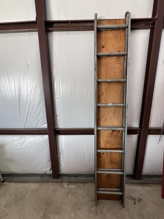 Aluminum Ladder w/Attached Wood