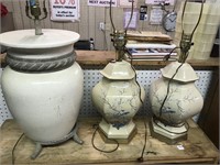 3 Large Lamps