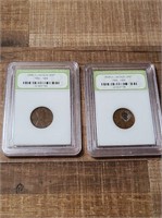 2x 1930s Early Lincoln Pennies
