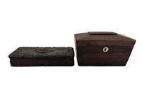 2 Vintage Wooden Boxes